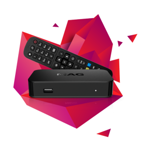 MAG420 - are fully compatible with the MAG JS API BCM75839 - Linux 3.3 - OpenGL ES 2.0 - HEVC - 2 USB 2.0